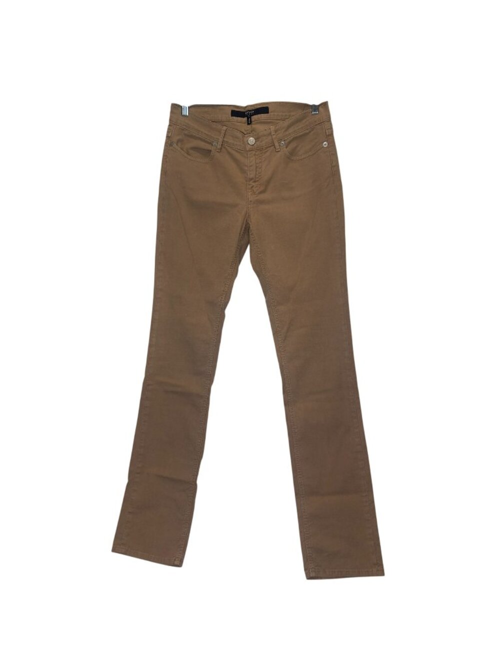 Escada Sport Luca Jeans Womens 38 Brown Straight Leg Stretch 35 Inseam